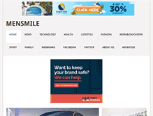 Tablet Screenshot of mensmile.com